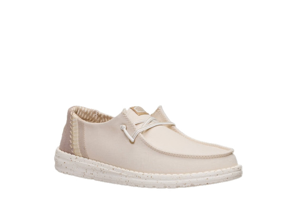 Shoes Women’s Hey Dude Wendy Break Brushed Linen Tan 44709-265