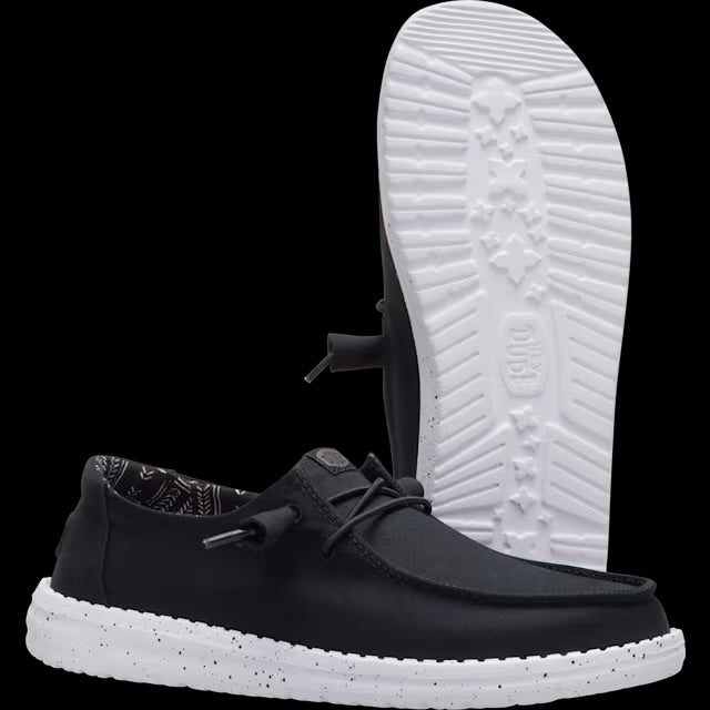 Shoes Women’s Hey Dude Wendy Stretch Canvas Black Odyssey 40902-0YF