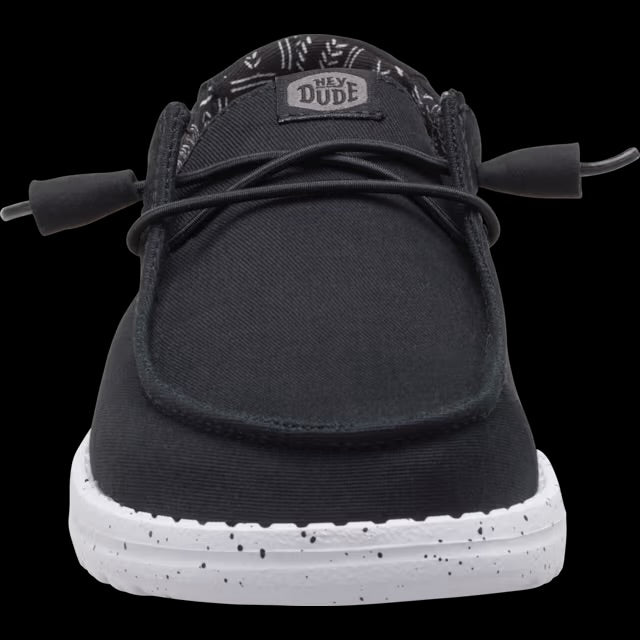 Shoes Women’s Hey Dude Wendy Stretch Canvas Black Odyssey 40902-0YF