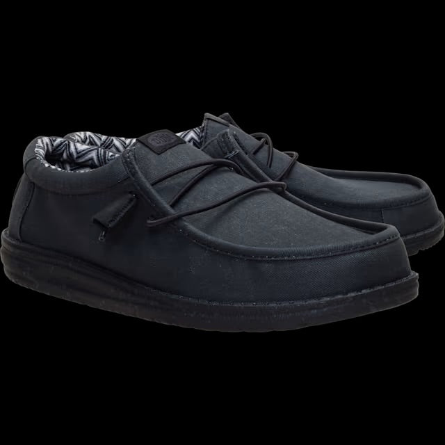 Shoes Men’s Wally Stretch Canvas Black Black 40700-060