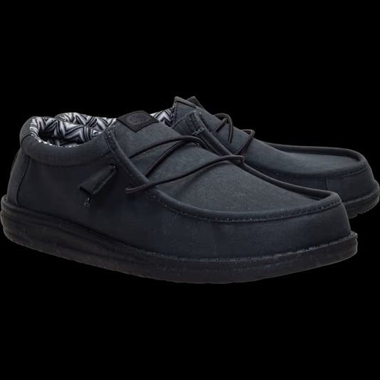 Shoes Men’s Wally Stretch Canvas Black Black 40700-060
