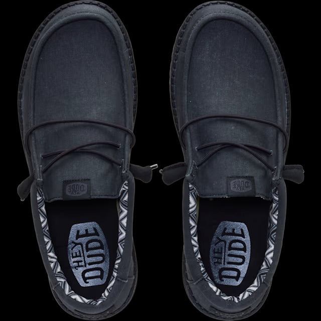 Shoes Men’s Wally Stretch Canvas Black Black 40700-060