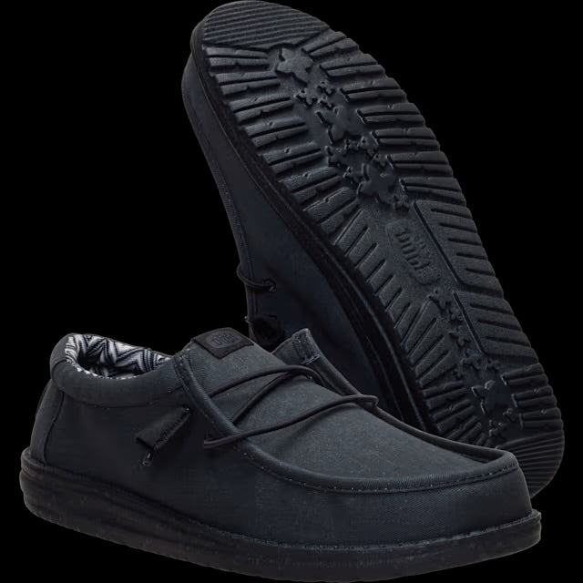 Shoes Men’s Wally Stretch Canvas Black Black 40700-060