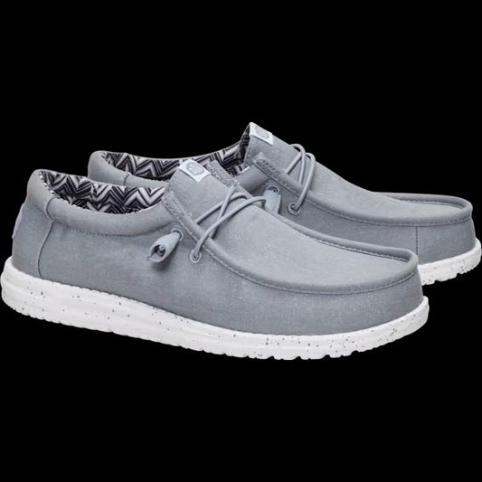 Shoes Men’s Wally Stretch Canvas Light Grey 40700-007