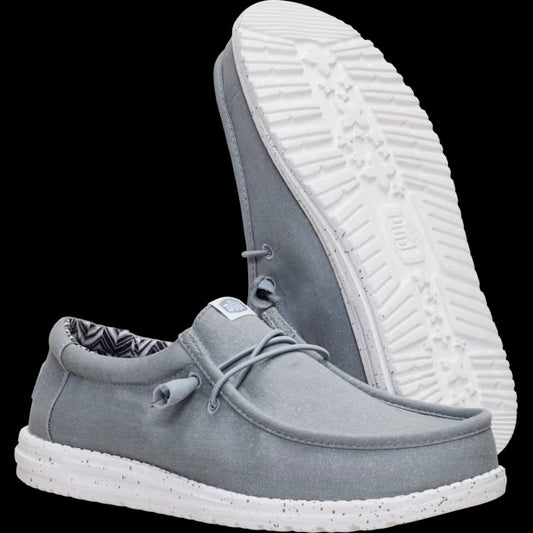 Shoes Men’s Wally Stretch Canvas Light Grey 40700-007