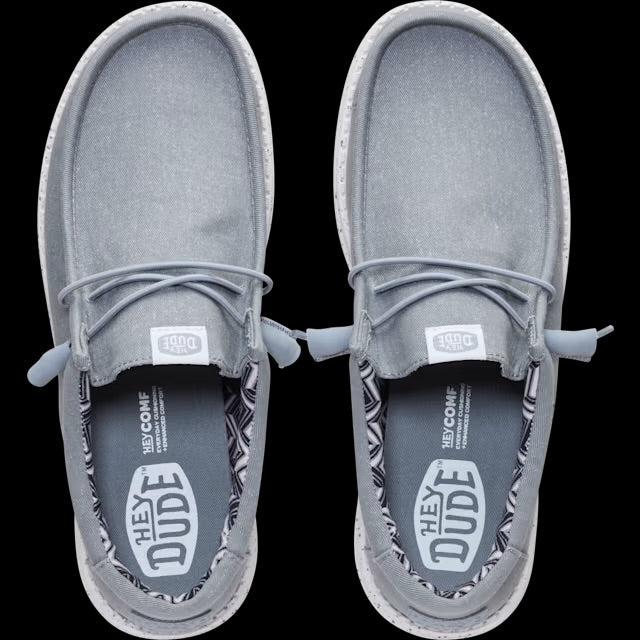 Shoes Men’s Wally Stretch Canvas Light Grey 40700-007