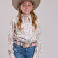 Shirts Kids Girls Rope Long Sleeve Checkers Stripe 03-080-0590-5060