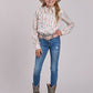 Shirts Kids Girls Rope Long Sleeve Checkers Stripe 03-080-0590-5060