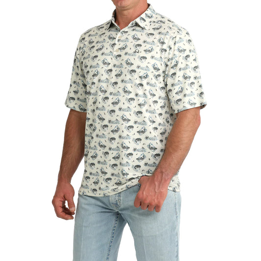 Shirts Men’s Arena Flex Polo Fish Print MTK1865047