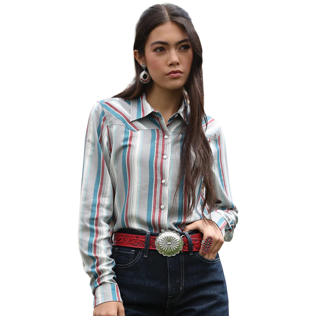 Shirts Women’s Cinch Long Sleeve Stripe CTW7526002
