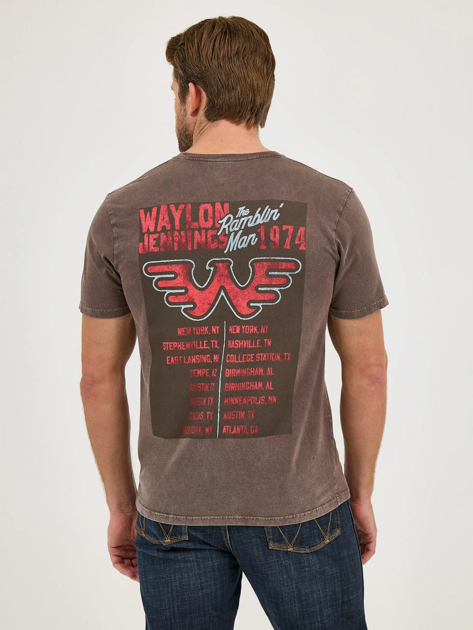 Shirts Short Sleeve Tee Waylon Jennings Graphic 112361068