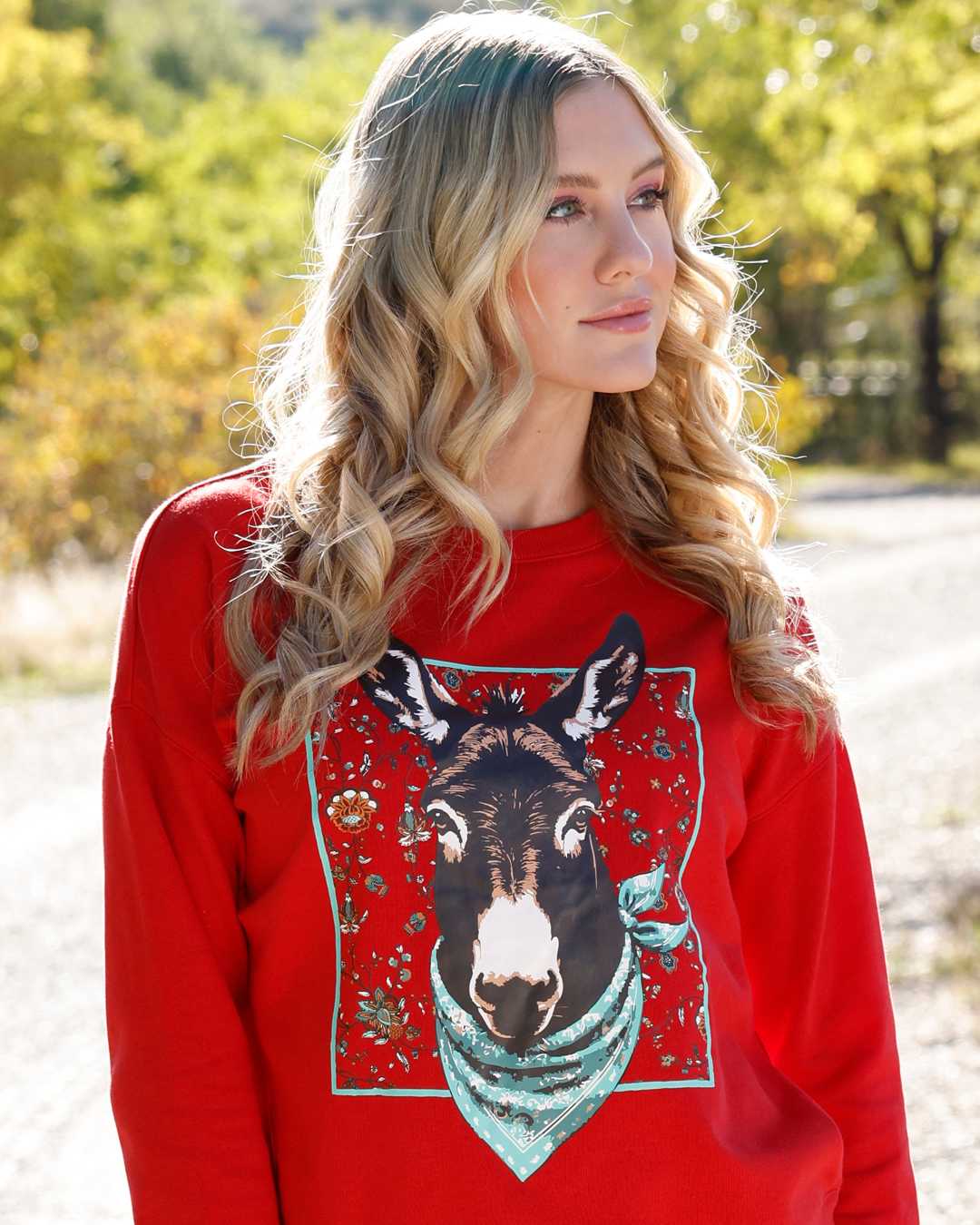 Outerwear Women’s Cruel Girl Red Burrow Sweater CWK7502003