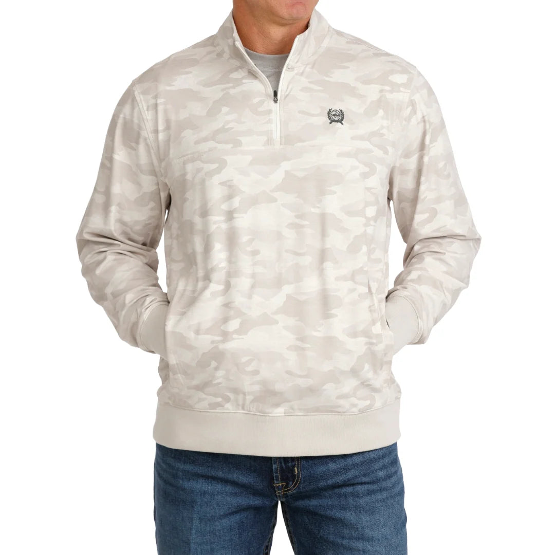 Outerwear Men’s Cinch 1/4 Zip Camo Sweater MWK1971001