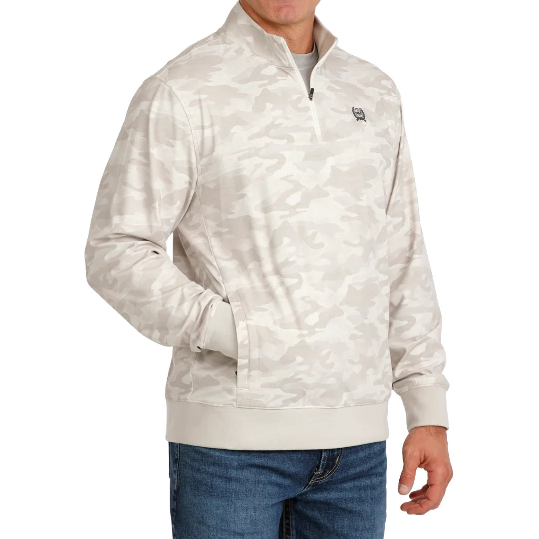 Outerwear Men’s Cinch 1/4 Zip Camo Sweater MWK1971001