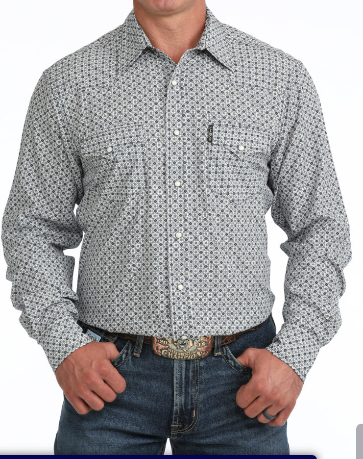 Shirts Men’s Cinch Long Sleeve Modern Fit Arena Flex MTW1303111