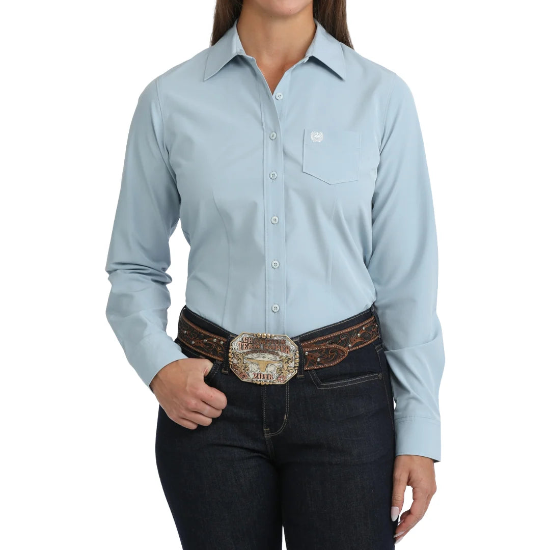 Shirts Women’s Long Sleeve Light Blue Arena Flex MSW9164278