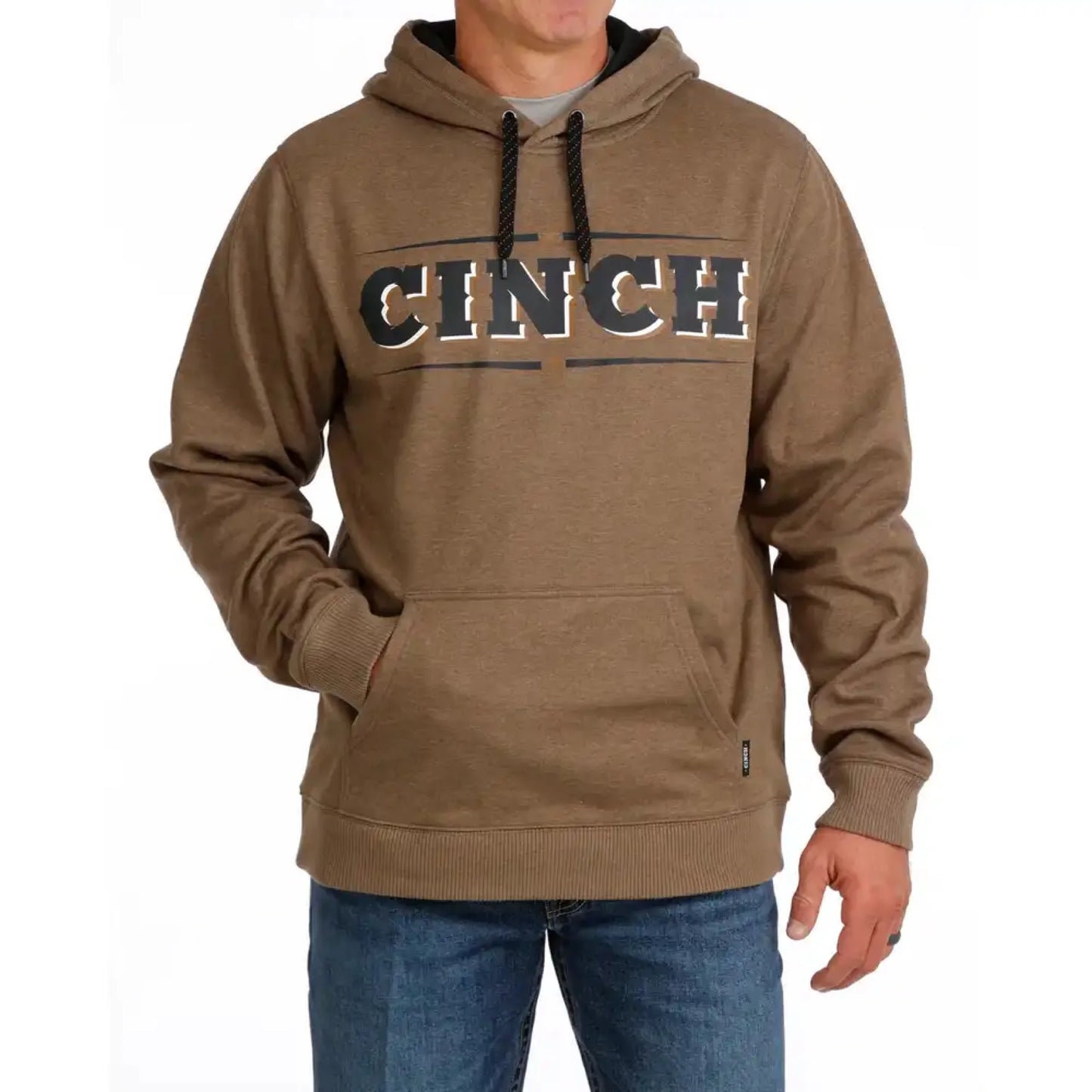 Outerwear Men’s Cinch Brown  Hooded Sweatshirt MWK1206035