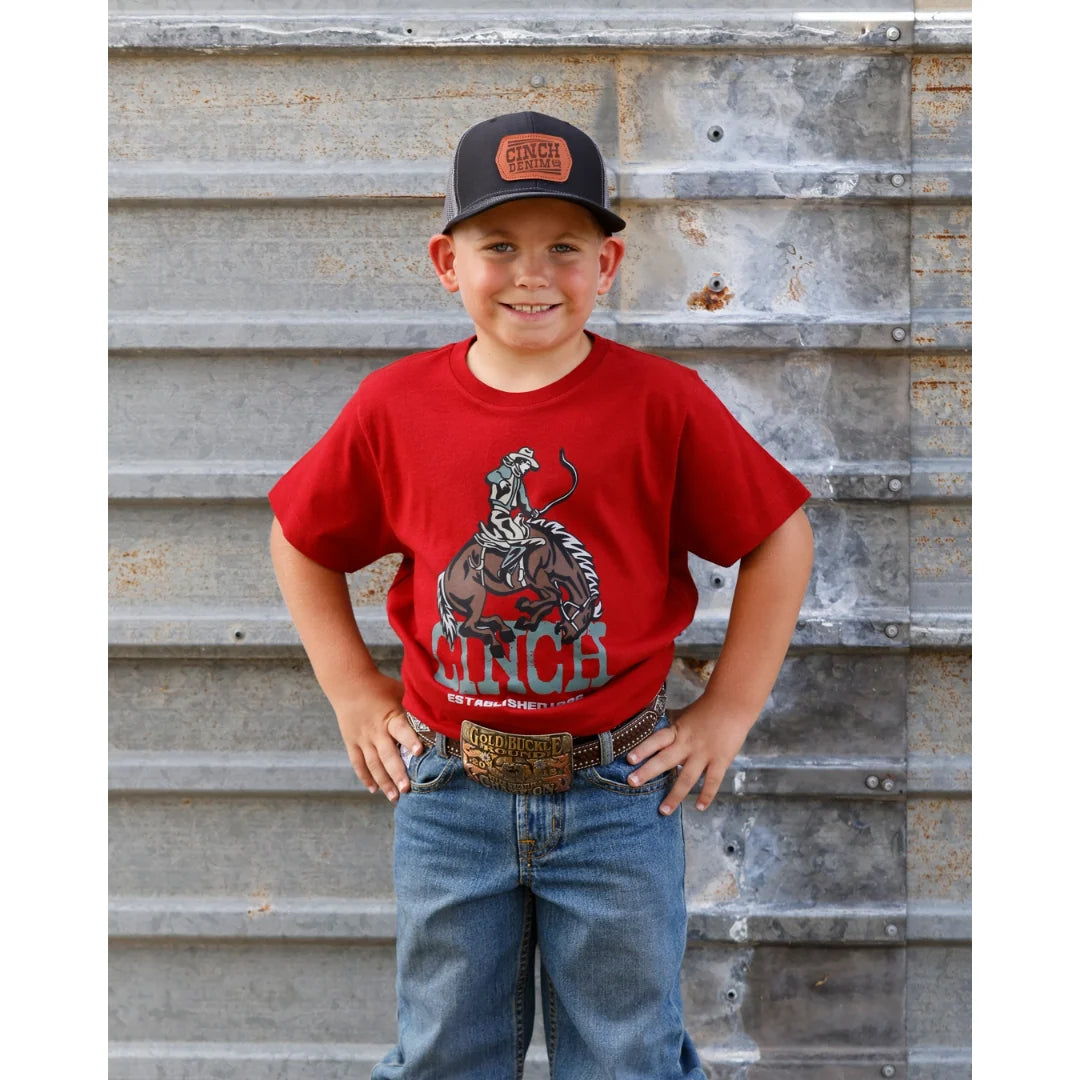 Shirts Boys Cinch Logo Tee MTT7670186 MTT7671110