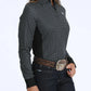 Shirts Women’s Cinch Arena Flex Hybrid Black Geo MSK7917004