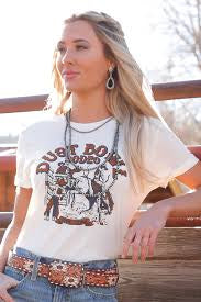 Tee Shirts Women’s Cruel Dust Bowl Rodeo CTK7450021