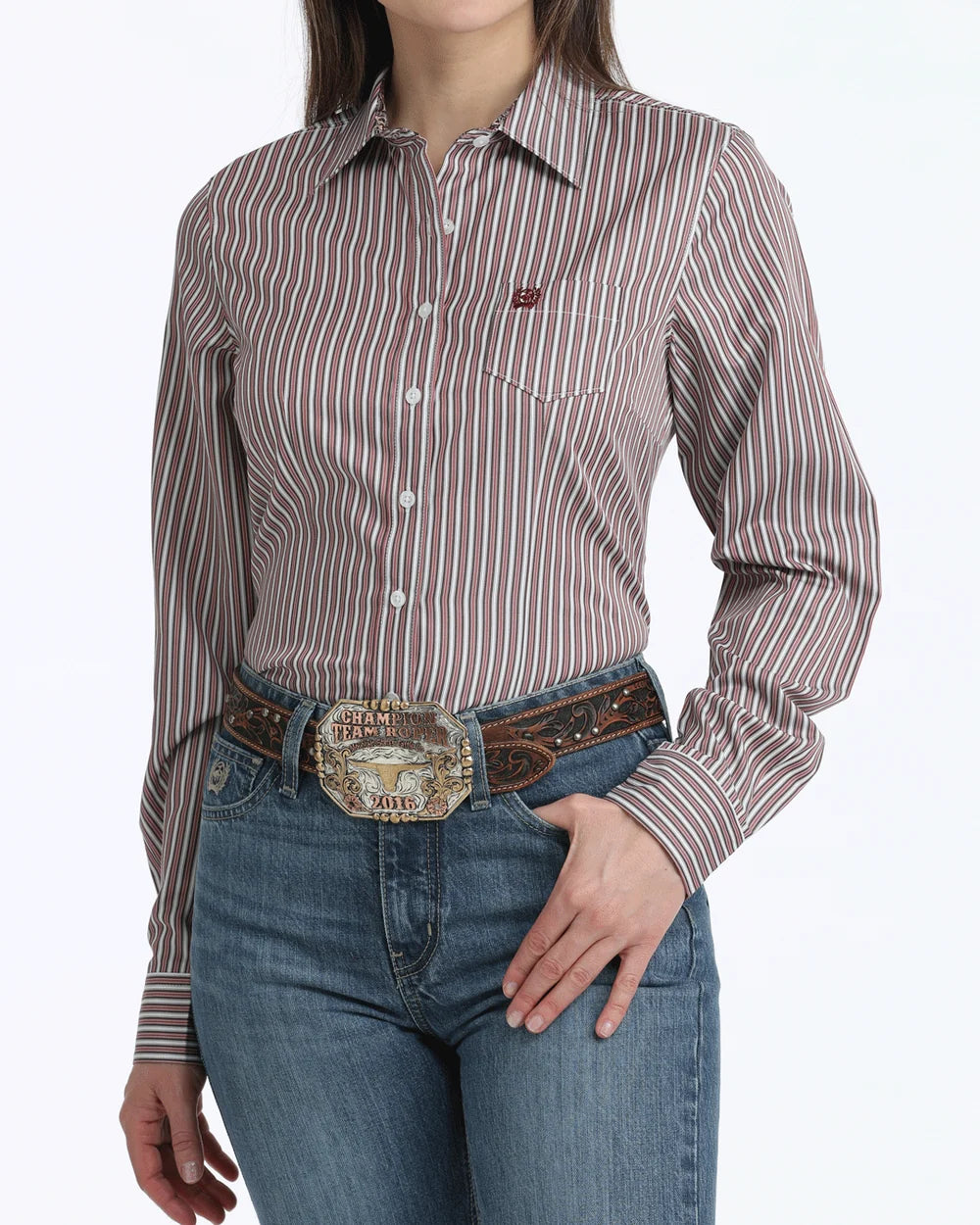 Shirts Women’s Cinch Tencel Stripe MSW9164263