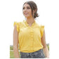 Shirts Women’s Cruel Blouse Yellow Lace CTW7470002