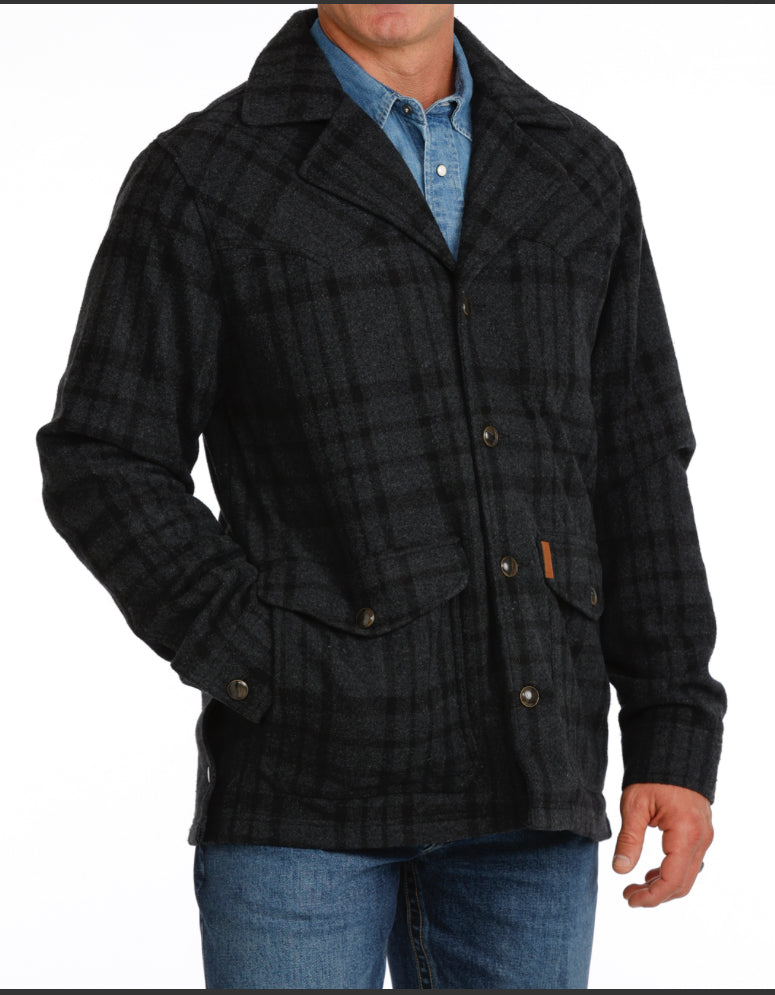 Outerwear Men’s Cinch Black Dress Coat MWJ1596003