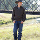 Outerwear Men’s Cinch 1/2 Zip Pullover Sweater Brown MWK1957002