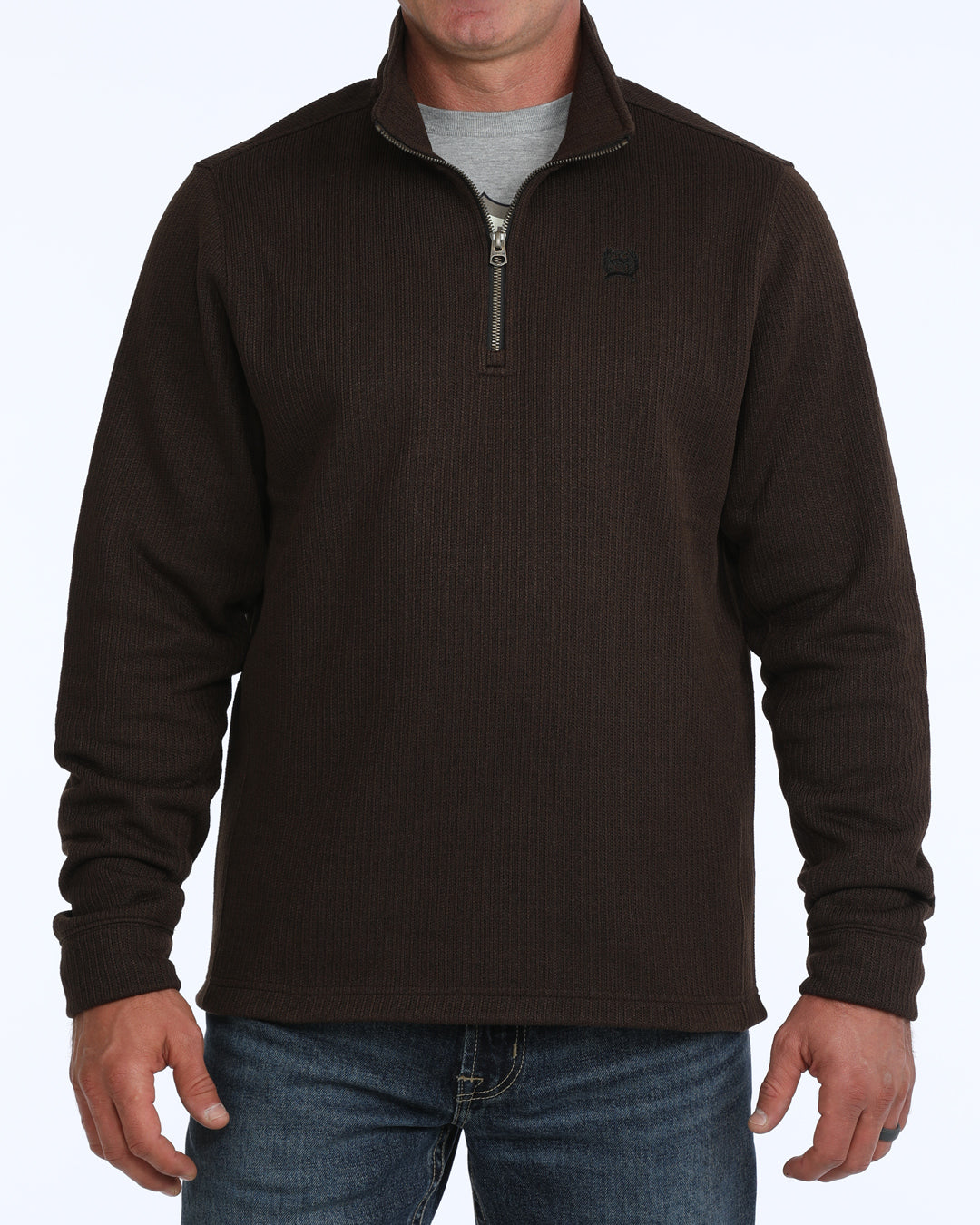 Outerwear Men’s Cinch Brown 1/4 Zip Pullover MWK1080022