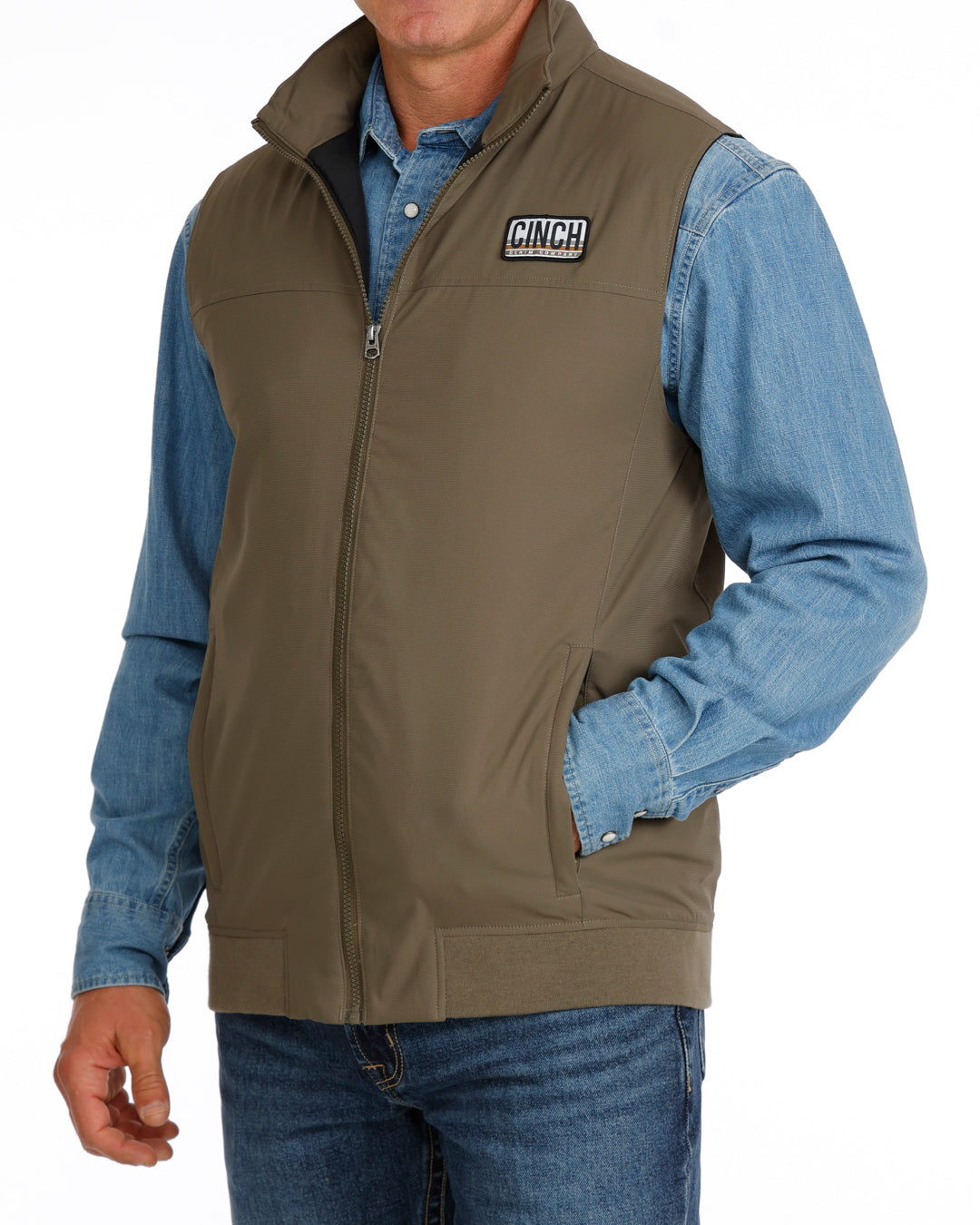 Outerwear Men’s Cinch Lightweight Vest Green MWV1955002