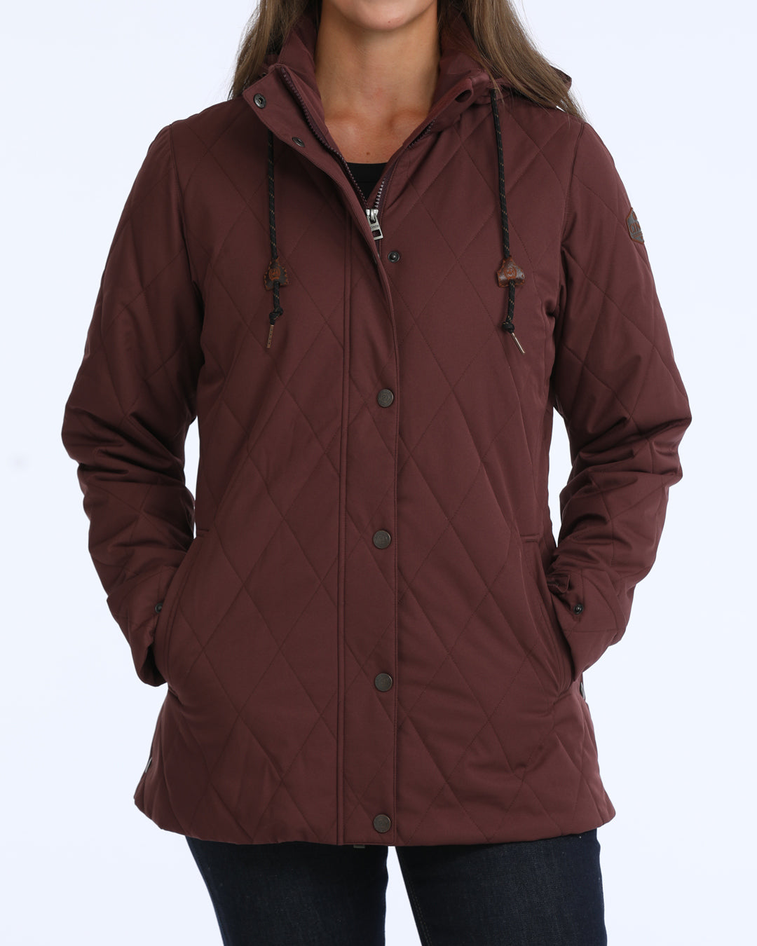 Outerwear Women’s Cinch Barn Coat Purple MAJ9903003