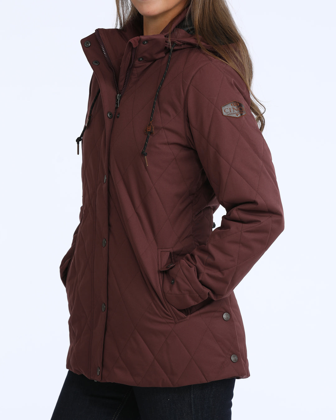 Outerwear Women’s Cinch Barn Coat Purple MAJ9903003
