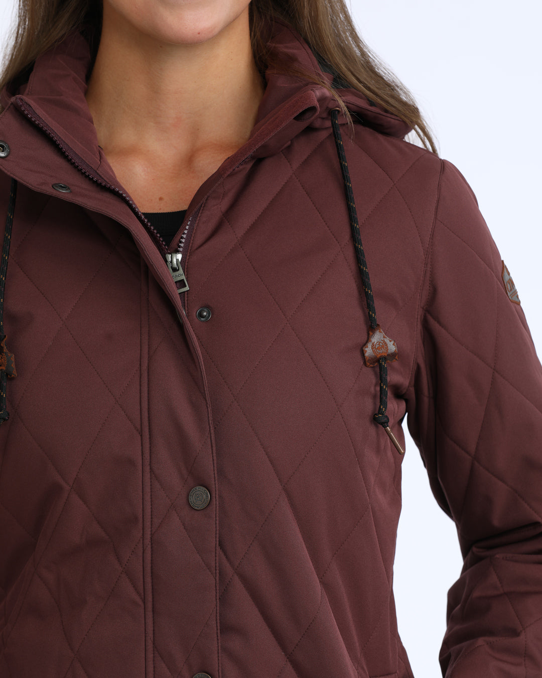 Outerwear Women’s Cinch Barn Coat Purple MAJ9903003