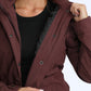 Outerwear Women’s Cinch Barn Coat Purple MAJ9903003