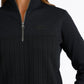 Outerwear Women’s 1/4 Zip Pullover Black MAK9936002