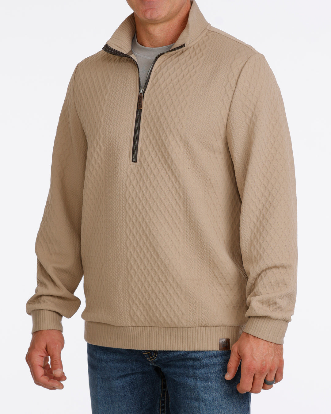 Outerwear Men’s Cinch 1/2 Zip Stone MWK1957001