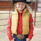 Outerwear Girls Cruel Puffer Vest Gold CWV8018001