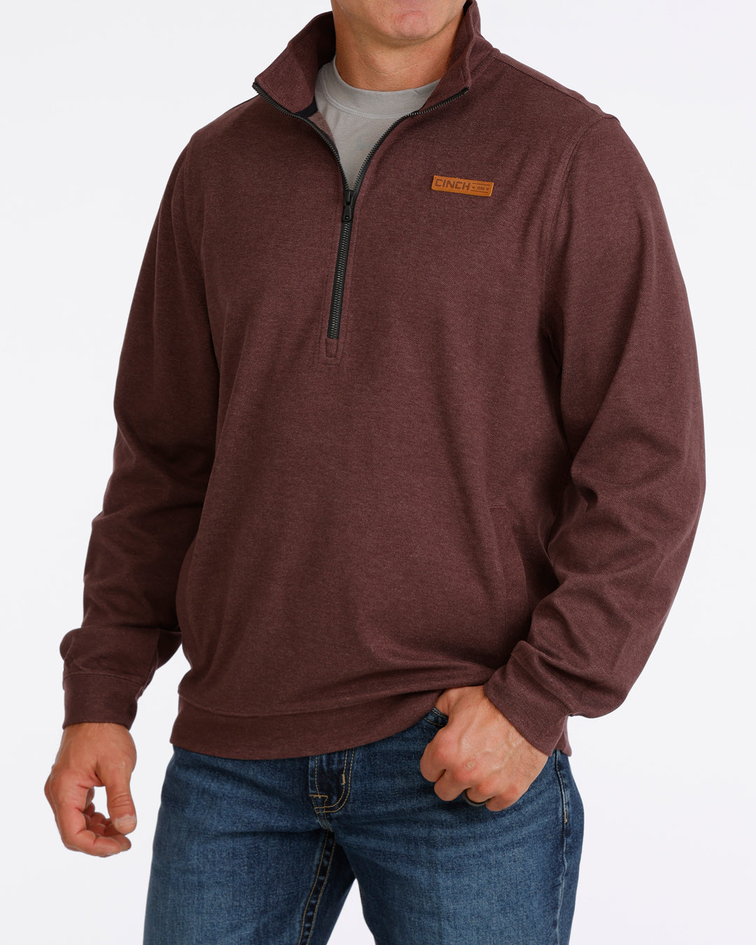 Outerwear Men’s Cinch 1/2 Zip Pullover Purple MWK1913006