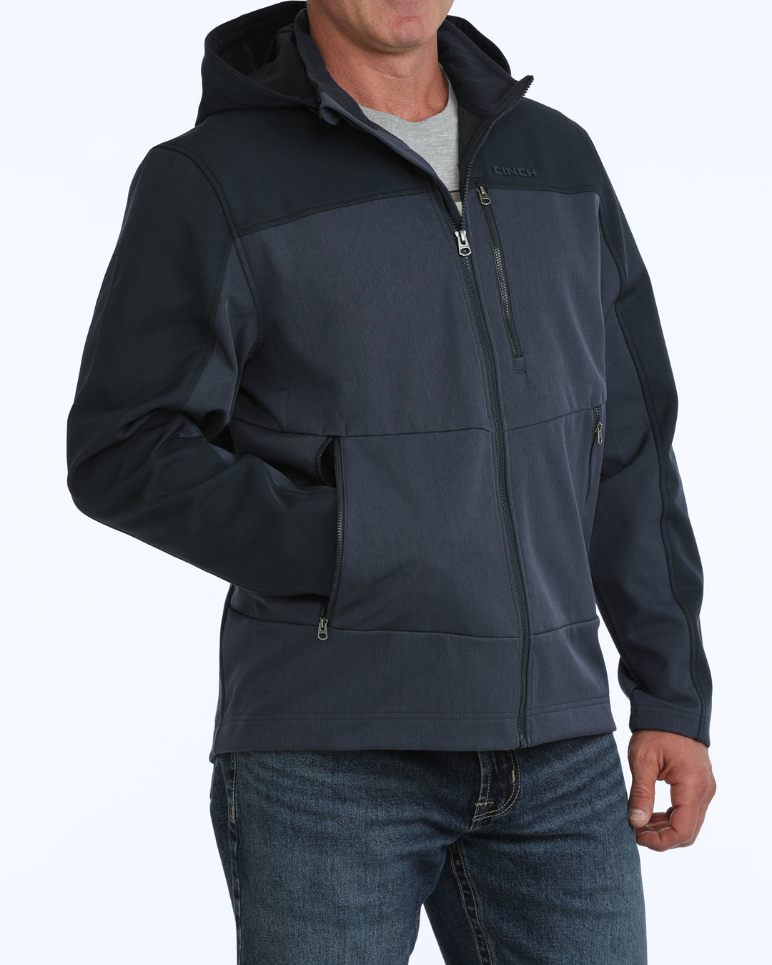 Outerwear Men’s Cinch Bonded Hoodie Navy MWJ1593007