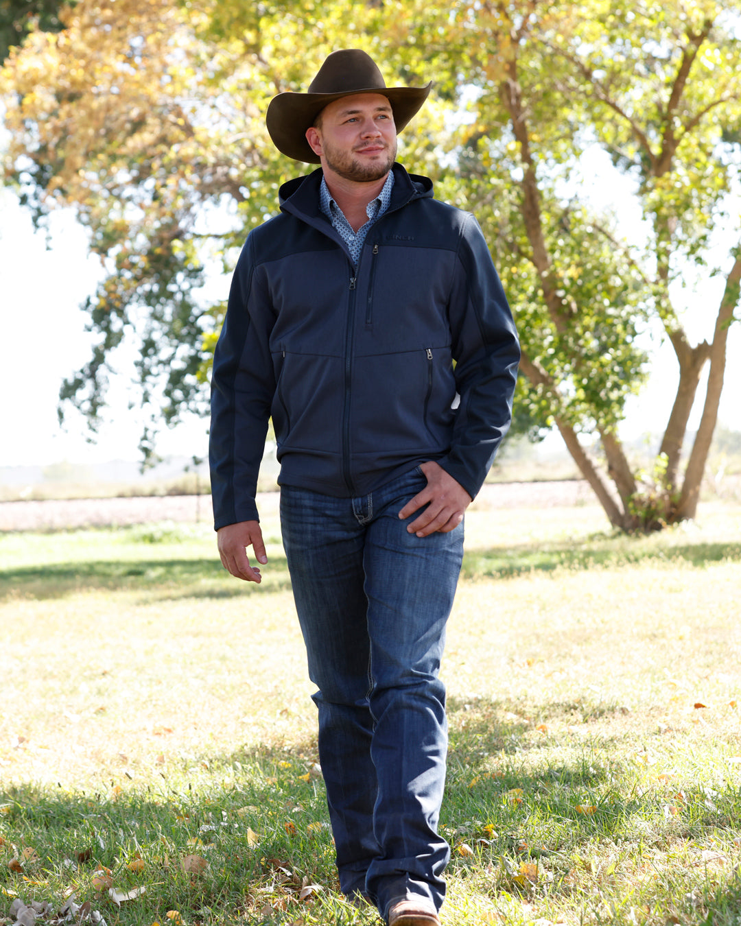Outerwear Men’s Cinch Bonded Hoodie Navy MWJ1593007