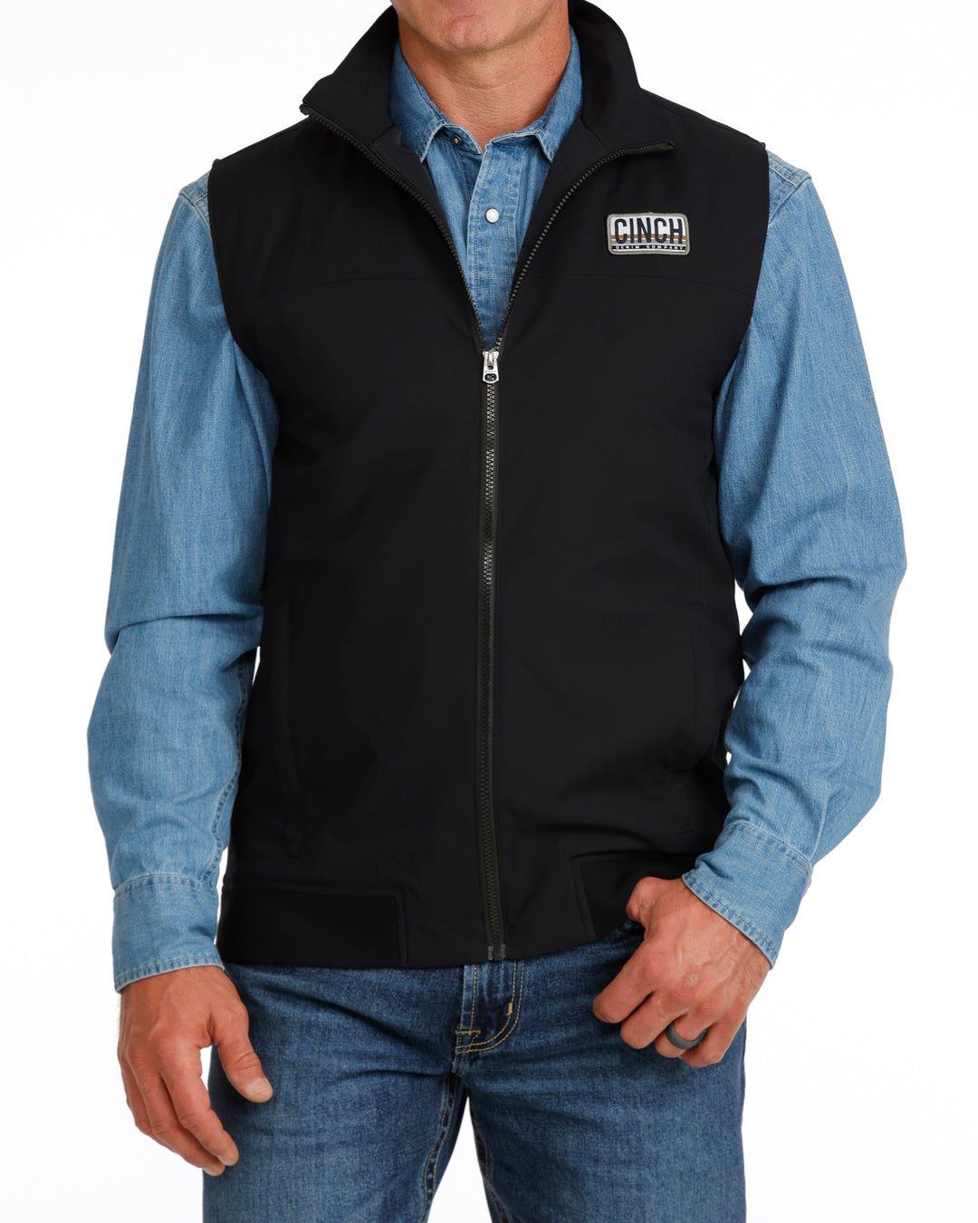 Outerwear Men’s Cinch Lightweight Vest Black MWV1955001