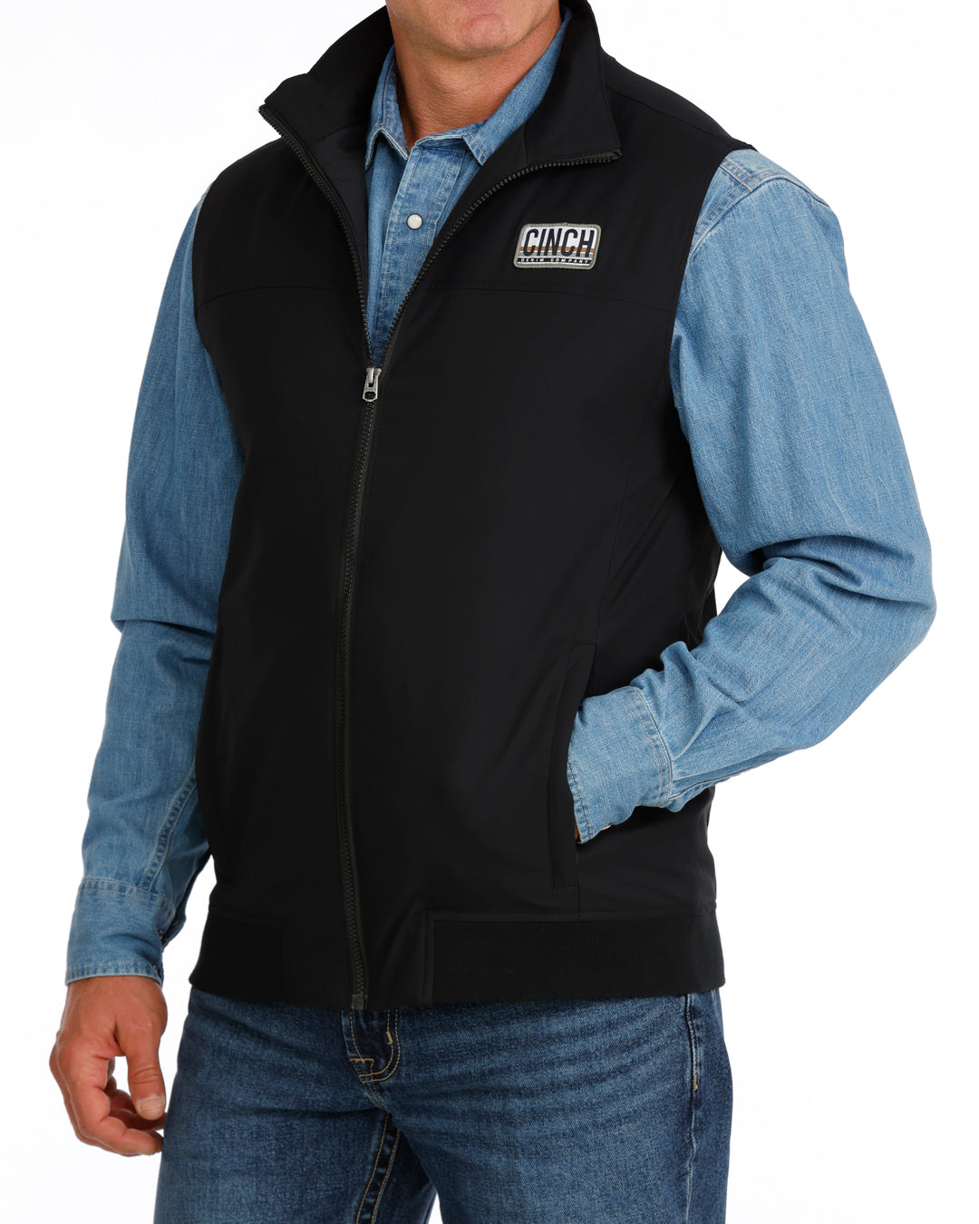 Outerwear Men’s Cinch Lightweight Vest Black MWV1955001