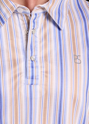 Shirts Men’s Panhandle S.S Striped Polo Snap TM51T09510