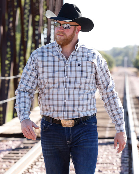Shirts Men’s Cinch Plaid Classic Fit MTW1106145