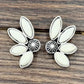 Jewelry Women’s 1.2’’ Western White Turquoise Stud Earrings 726626