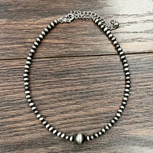 738249 16” Western Bead Necklace