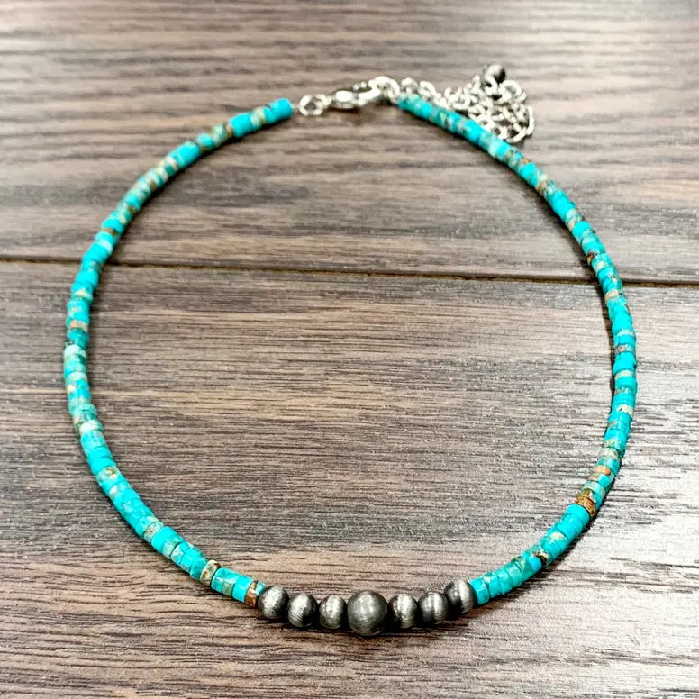 734991 15’’ Western Gemstone Necklace