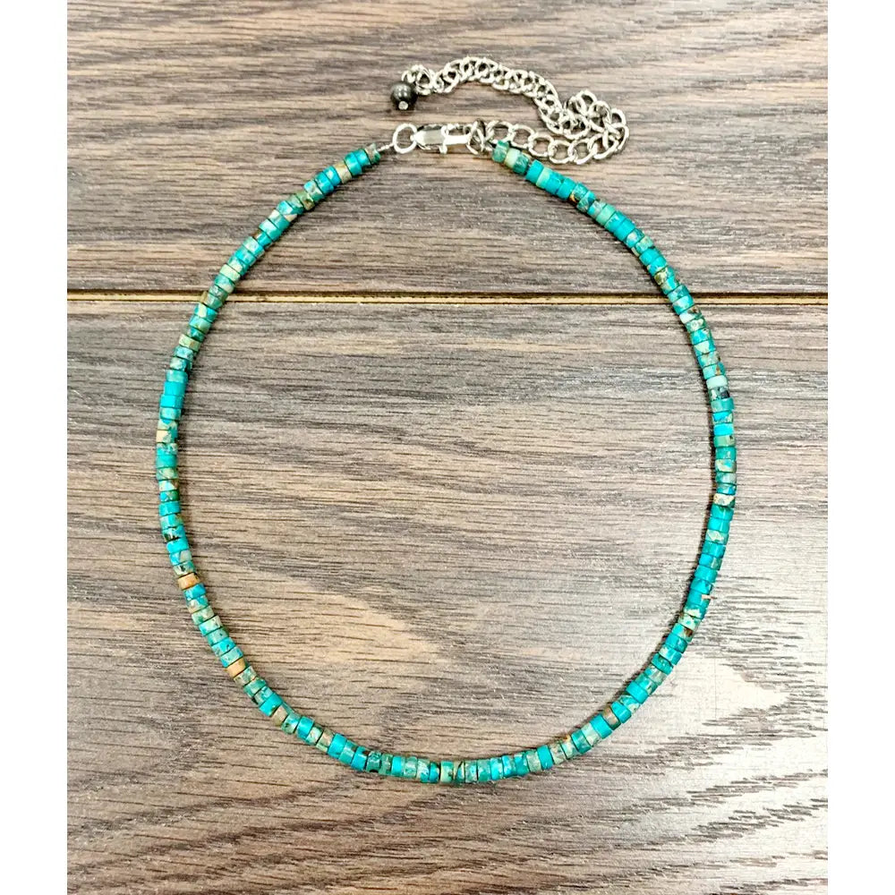 734104 15’’ Handmade 4mm Gemstone Necklace