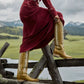 Women’s Skirts Stetson Twill Wine Red 11-060-0592-7040