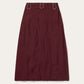 Women’s Skirts Stetson Twill Wine Red 11-060-0592-7040